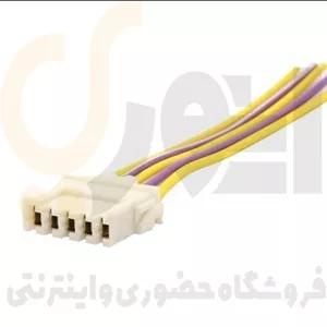 سوکت موتور برف پاک کن پژو و مادگی آینه پژو ۴۰۵ سوکت سما الکتریک