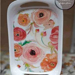 سینی ملامین نازگل بزرگ