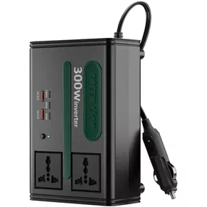 اینورتر خودرو گرین لاین مدل GC-300 ظرفیت ۳۰۰ وات ۷ در ۱
