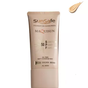 ضد آفتاب سان سیف کرم پودری و پرایمری مکیسان با SPF50 رنگی