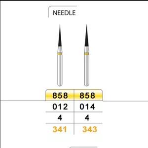 مواد و تجهیزات دندانپزشکی فرز پرداخت کامپوزیت نیدل کوتاه تیزکاوان  ( بسته 4 عددی)| فرز Teeskavan 