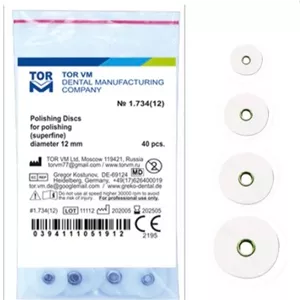 دیسک پرداخت مرکزدار Torvm مشابه 3m  (12.7 mm) خیلی نرم 50 عددی کد 1.734 LS
