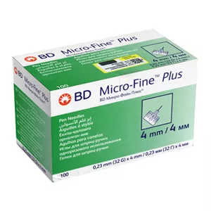 سر سوزن انسولین بی دی شماره 4 گیج 32 BD-4mm