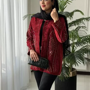کت مخمل نگین دار کد2349