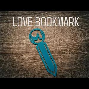 بوکمارک طرح I love you