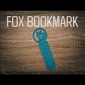 بوکمارک طرح روباه Cute fox