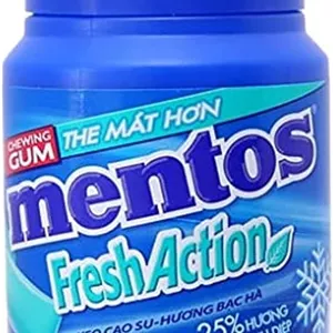 آدامس بشکه ای Fresh Action منتوس 60 گرم Mentos