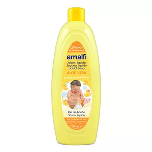 شامپو سر و بدن حاوی آلوئه ورا کودک آمالفی حجم 750 میل