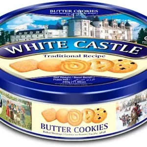 بیسکویت کره ای وایت کستل قوطی فلزی 908 گرم White Castle