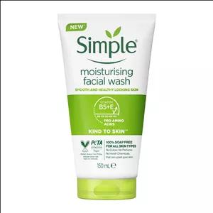 ژل شستشو صورت سیمپل Simple مدل Moisturising