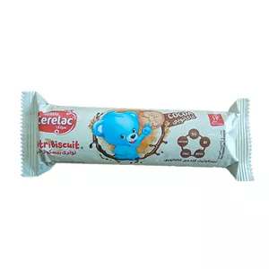 سرلاک نوتری بیسکوییت گندم کاکائویی20 عدد Cerelac Nutri Biscuit Wheat