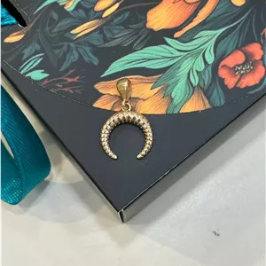 آویز گردنبند طلا ماه 