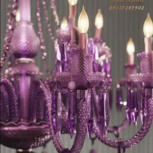 لوستر باکارات بنفش