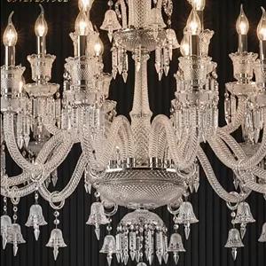لوستر کریستال مدل باکارات طرح فرانسه در انواع رنگبندی و سایز
