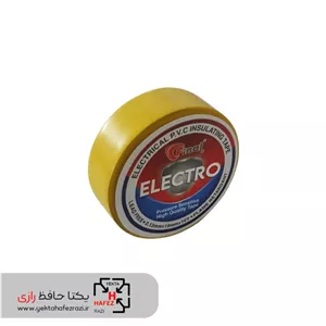 چسب برق زرد فاینال مدل الکترو 10یارد 19میلی متر
