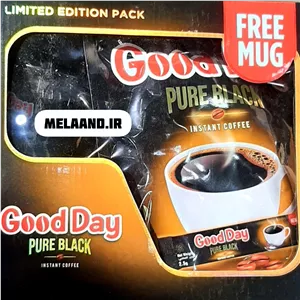 قهوه فوری عربیکا برند گوددی اصل بسته ی ۲ عددی همراه ماگ اشانتیون اندونزیایی Goodday coffee