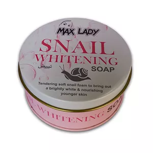 صابون قوطی فلزی حلزون مکس لیدی max lady