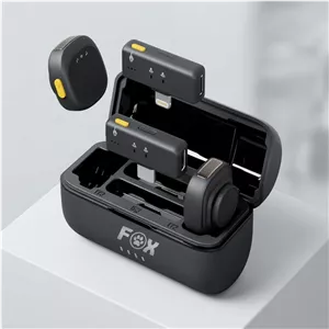 میکروفون یقه ای بیسیم دوکاربره فوکس Wireless Microphone FOX 770