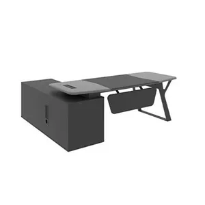 میز مدیریتی مدرن نیلپر مدل ODM553S (وکیوم سوپر مات آنتی فینگر)