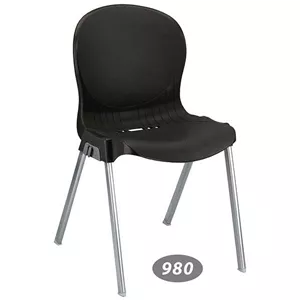 صندلی پایه فلزی ناصر پلاستیک کد 980