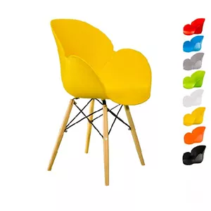 صندلی پلاستیکی صدف بنیزان مدل M500 (انتخاب نوع پایه)