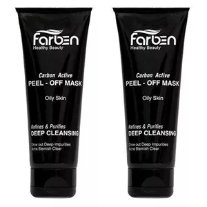 ماسک زغال فاربن مدل Peel-Off حجم 75 میلی لیتر بسته 2 عددی