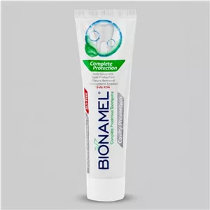 خمیر دندان محافظت از مینای دندان بایونمل مدل Complete Protection با طعم نعناع وزن 130 گرم