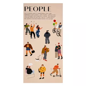 دفتر یادداشت 90 برگ همین مدل PEOPLE