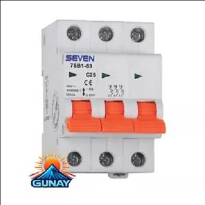 کلید مینیاتوری سه پل ( سه فاز ) 16 آمپر سون الکتریک SEVEN