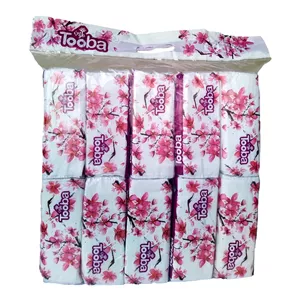 دستمال کاغذی 100 برگ طوبی  بسته 10 عددی