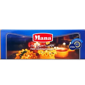 لازانیا سریع پخت برند مانا وزن محصول ( 250g )