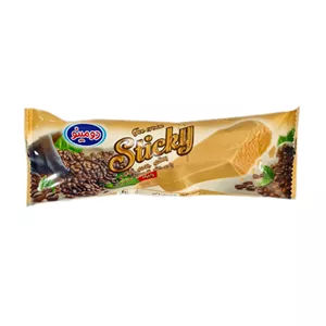 بستنی پاستوریزه با روکش شکلات شیری ( مخلوط با چربی نباتی ) دومینو [ 50 گرم ]