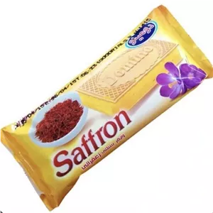 بستنی پاستوریزه شیری زعفرانی با نان سنتی از برند دومینو وزن محصول ( 75 گرم )