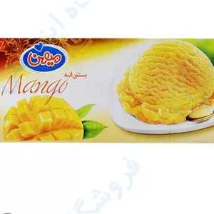 بستنی با طعم انبه میهن 1 لیتری ( 550 ) گرم