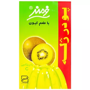 پودر ژله فرمند با طعم کیوی حاوی ویتامین ( 100 ) گرم