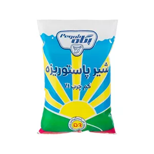 شير کيسه پگاه فراپاستوریزه کم چرب 800 گرم