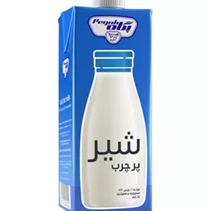 شیر پگاه پر چرب ( پاکتی ) 1000 میل فرادما و هموژینزه