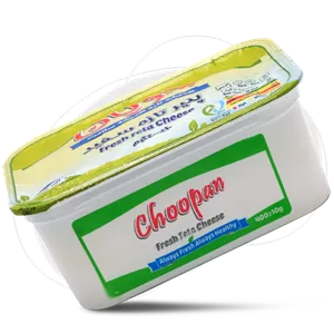 پنیر تازه سفید ( نسبتا چرب ) برند چوپان وزن محصول ( 400g )