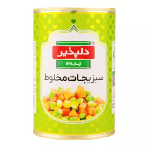 کنسرو مخلوط سبزیجات ( 420 ) گرم دلپذیر