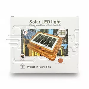 پرژکتور خورشیدی مدل سولار پنل Solar LED Light مجهز به 4 پرژکتور ترکیبی پر قدرت
