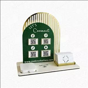 استند کیو آر کد (qr code) پلکسینو مدل باراد