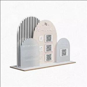 استند کیو آر کد (qr code) پلکسینو مدل رادین