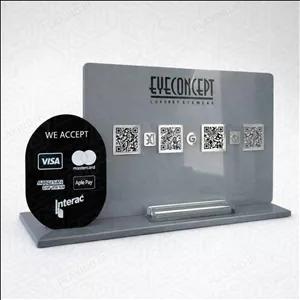 استند کیو آر کد (qr code) پلکسینو مدل هیراد