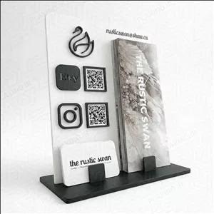 استند کیو آر کد (qr code) پلکسینو مدل ویدا