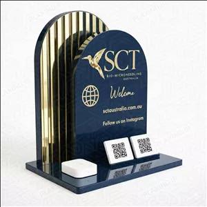 استند کیو آر کد (qr code) پلکسینو مدل پرستو