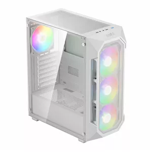 کیس کامپیوتر گیم دیاس مدل Aura GC1 Elite Mid Tower سفید