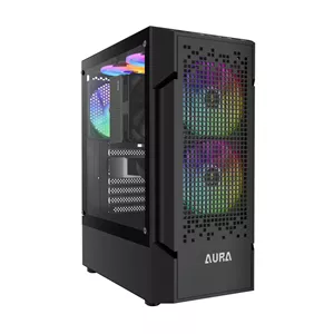 کیس کامپیوتر گیم دیاس  Aura GC7 ARGB Mid Tower ARGB مشکی
