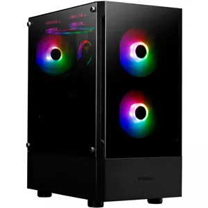 کیس کامپیوتر گیم دیاس مدل Talos E3 Mid Tower مشکی