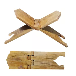 رحل قرآن چوبی رحل خانگی ساده بلند اندازه 10در38 کد 202152