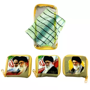 جانماز جیبی زیپ دار مقام معظم رهبری در طرح های مختلف کد 103154